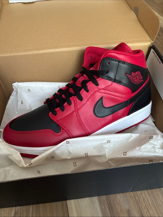 Nike Other - NWT, NEVER WORN Jordan’s Nike Red and Black High-Top Sneakers. Still OG Box!